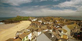 [View of Back Road West from the Tate Gallery roof]